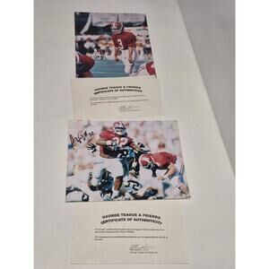 Alabama Crimson Tide Signed Photos Van Tiffen Amd Prince Wimbley